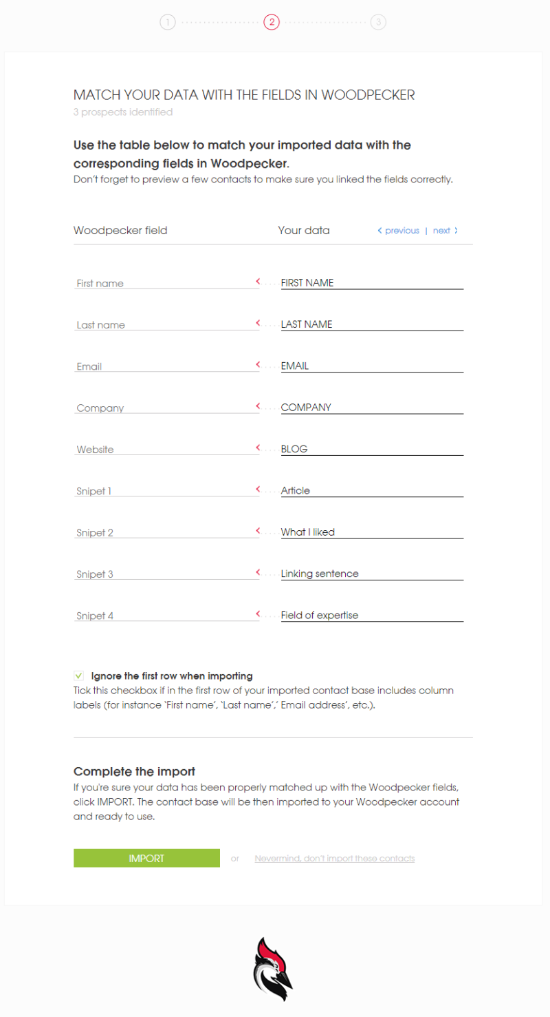 Woodpecker-import-step2-match-fields