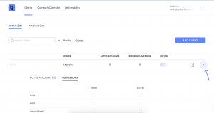 Woodpecker Agency panel view of granting access button