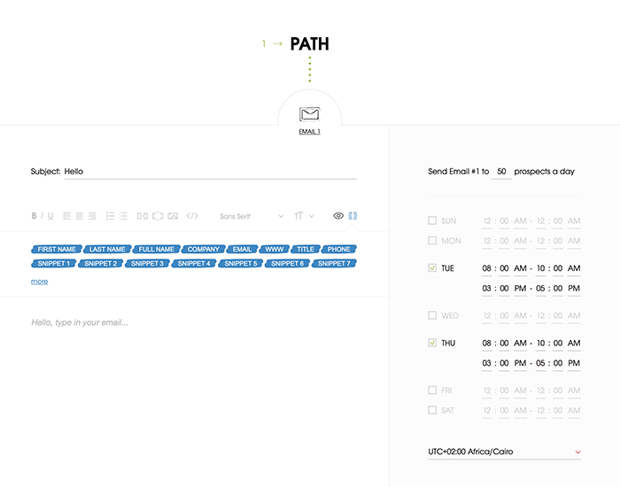 How to create If-campaigns in Woodpecker