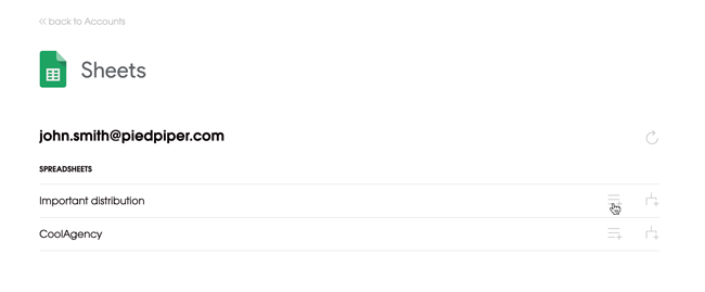 importing prospects from google sheets to woodpecker