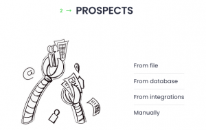 adding prospects in Woodpecker Cold Email