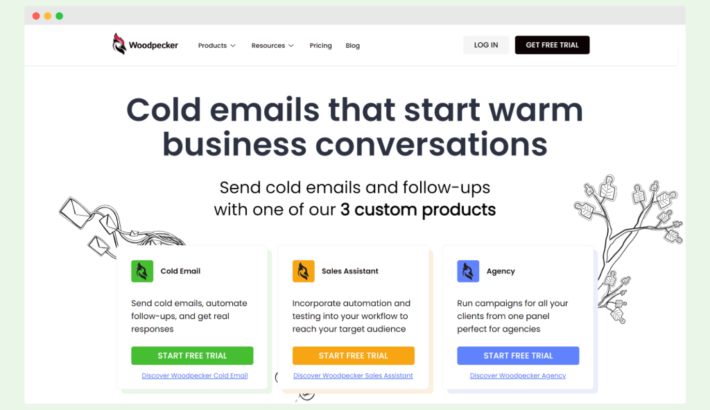 Woodpecker - best email outrech software and achieve sales quotas