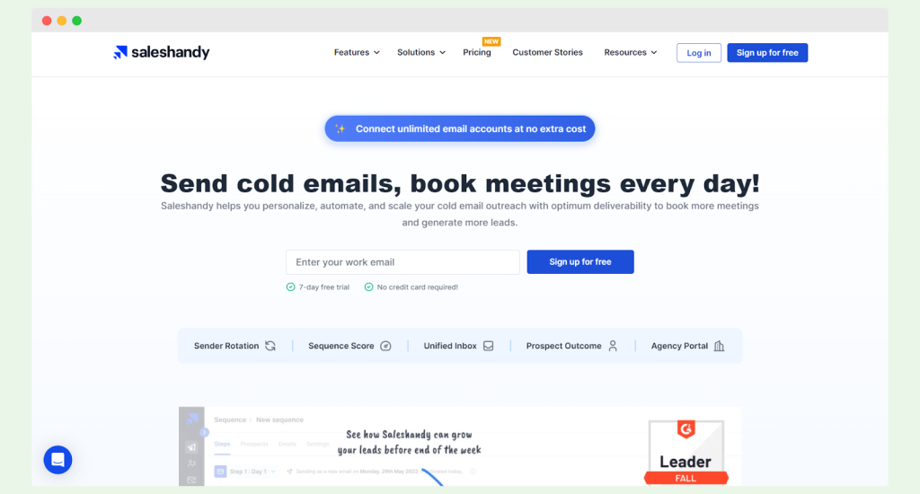 Saleshandy - email marketing software and marketing automation tool