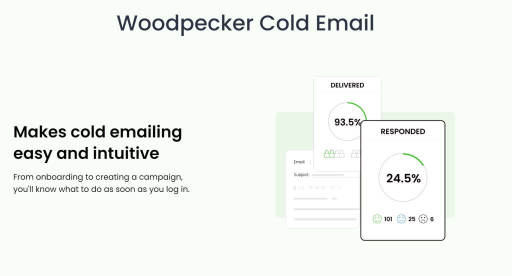 Woodpecker - cold email software that lets you generate leads