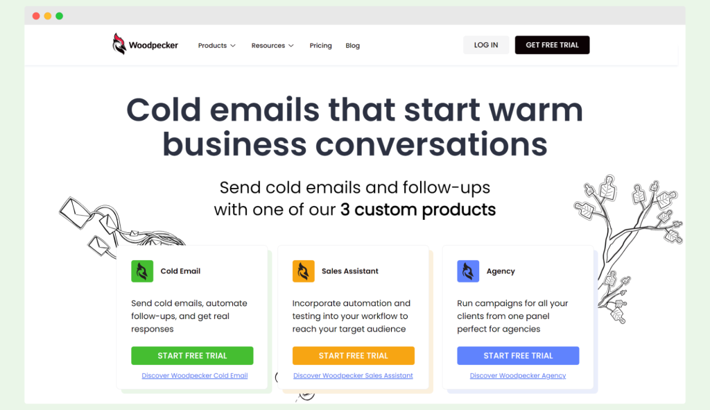 Woodpecker - cold email marketing software used for cold emailing