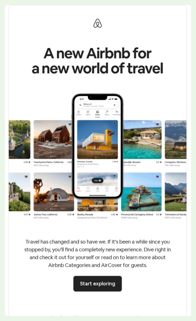 Airbnb email