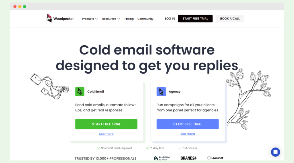 Woodpecker - a tool for sendinf cold email campaign and cold outreach