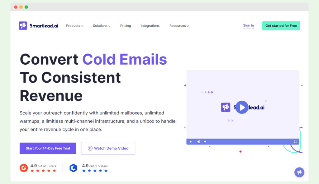 Smartlead - cold email tool