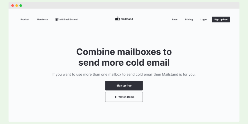 Mailstand - an alternative to Salesloft