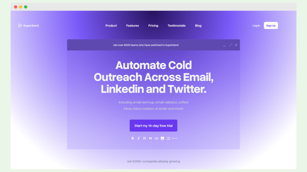 Super Send - an alternative to Breakcold