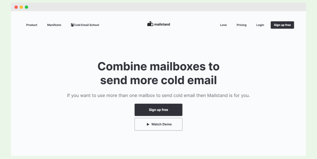 Mailstand - an alternative to Saleshandy