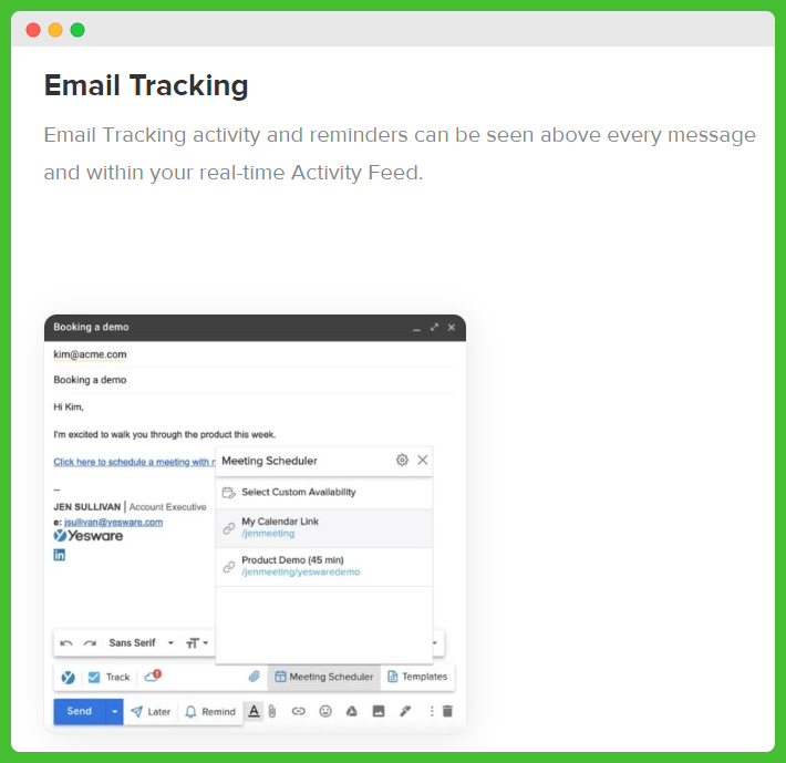 Email tracking