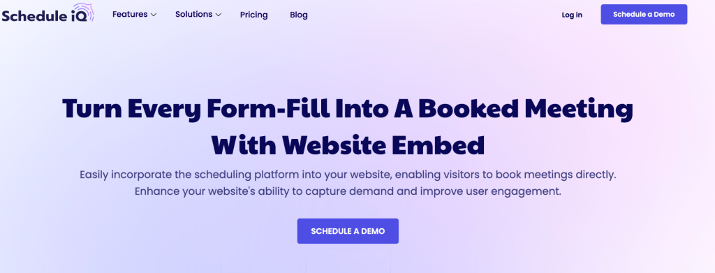 Customizable booking pages