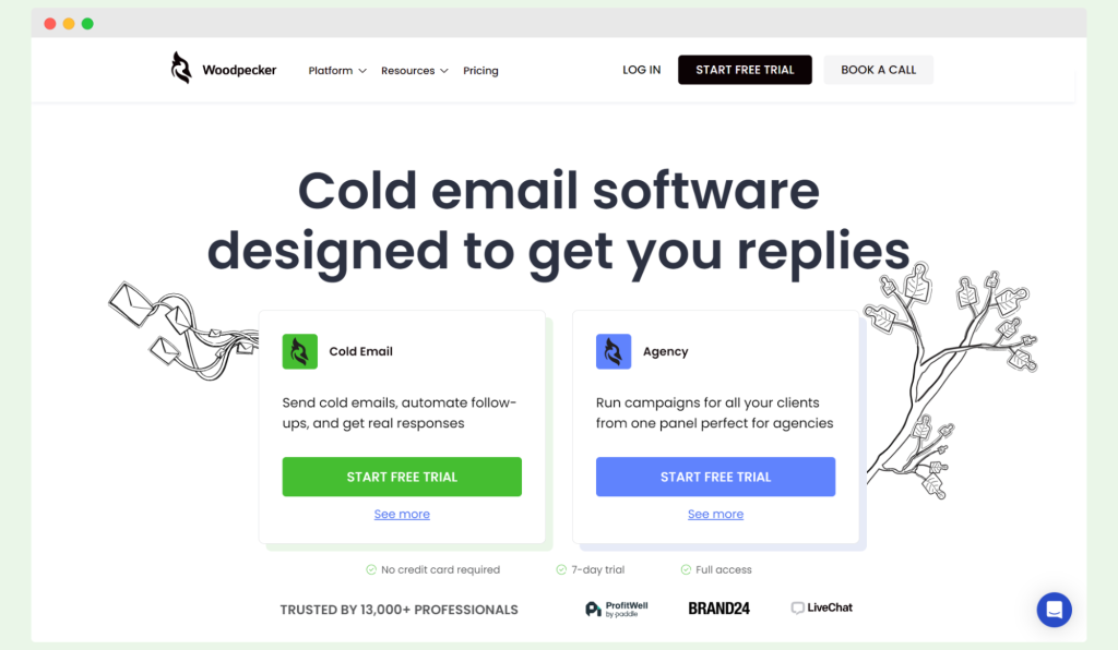 Woodpecker - a tool for cold emailing and sales tasks