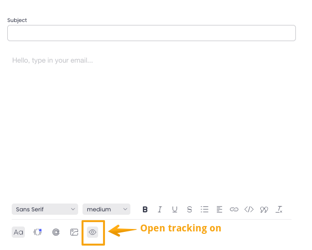 Tracking on option