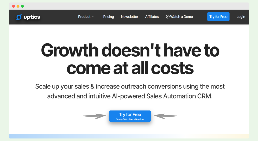 Uptics - one of the Salesloft alternatives 