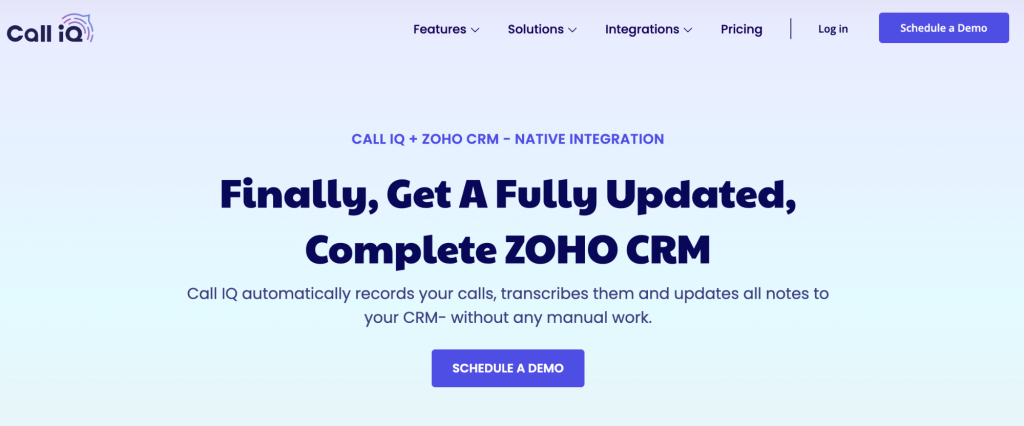 CRM integration