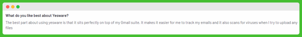 Yesware review