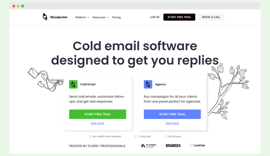 Woodpecker - a cold email tool for business growth