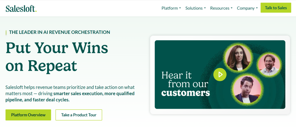 Salesloft - email sequence software