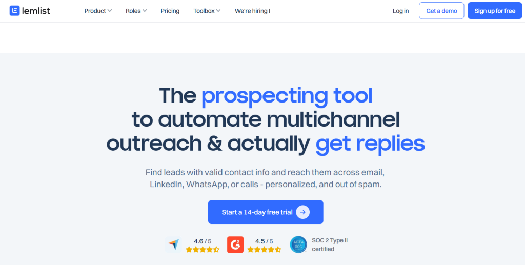 Lemlist - email sequence software
