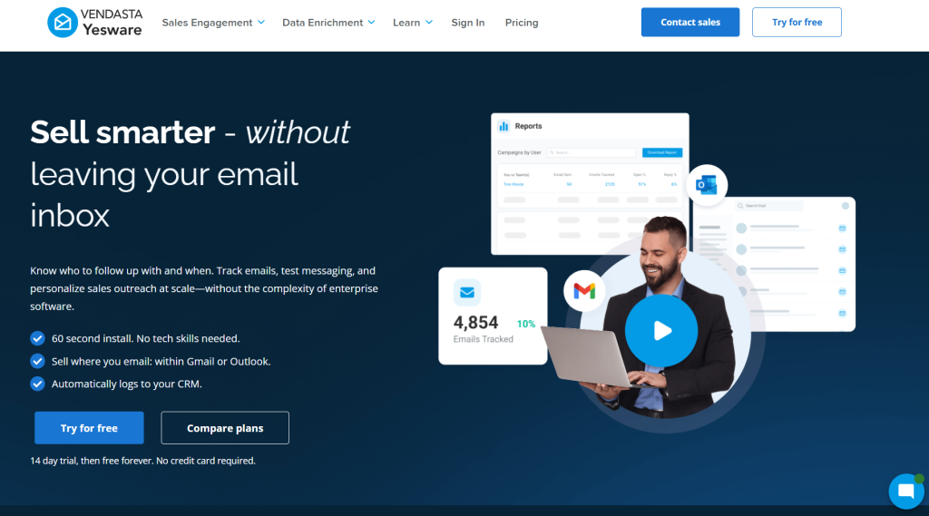 Yesware - email sequence software