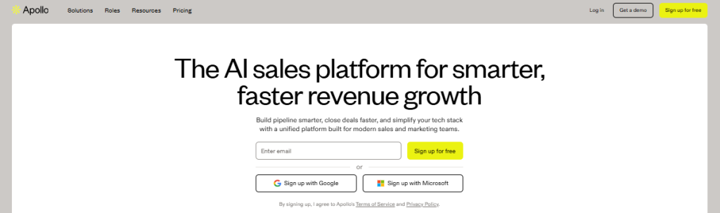 Apollo.io - email sequence software