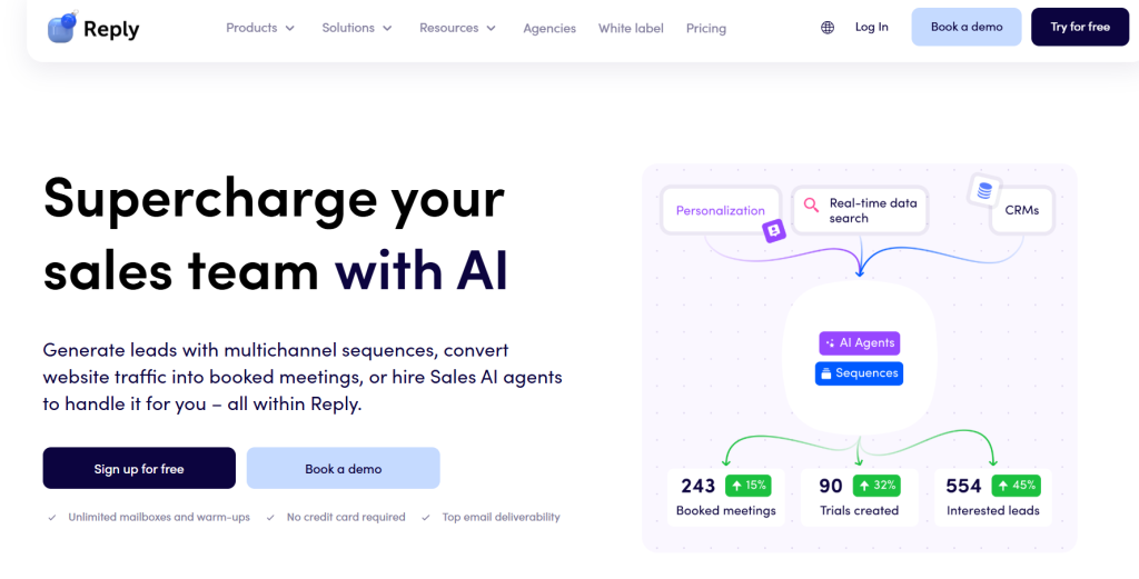 Reply.io - email sequence software