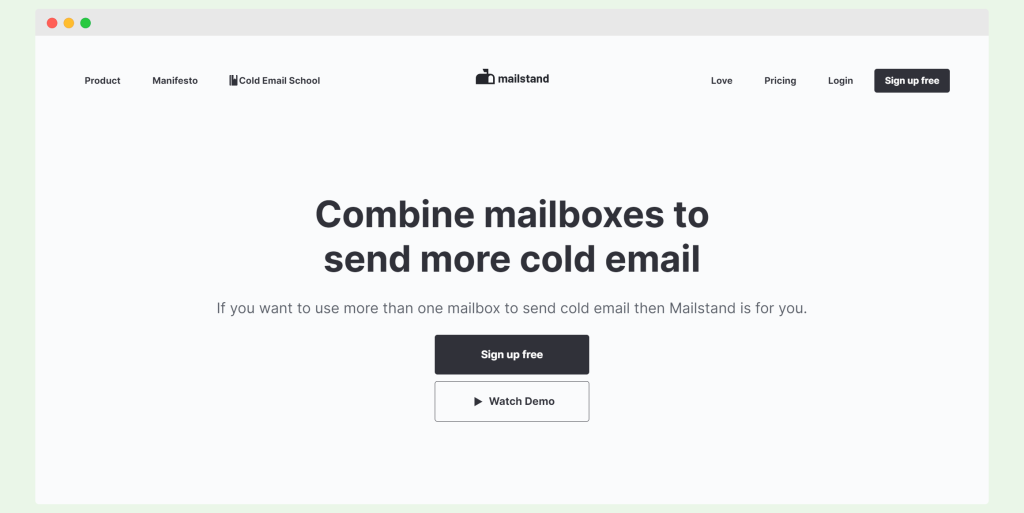 Mailstand - an alternative to Emailchaser