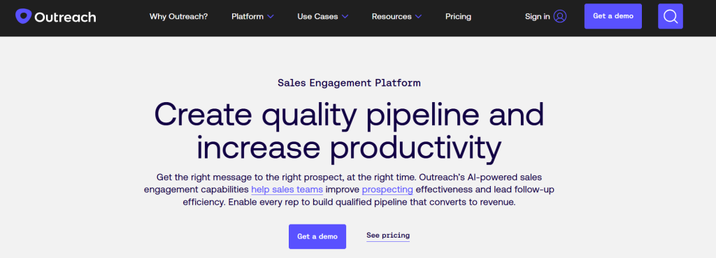 Outreach best features to streamline workflows, do sales automation and more