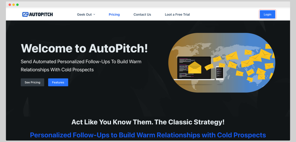 Autopitch’s homepage