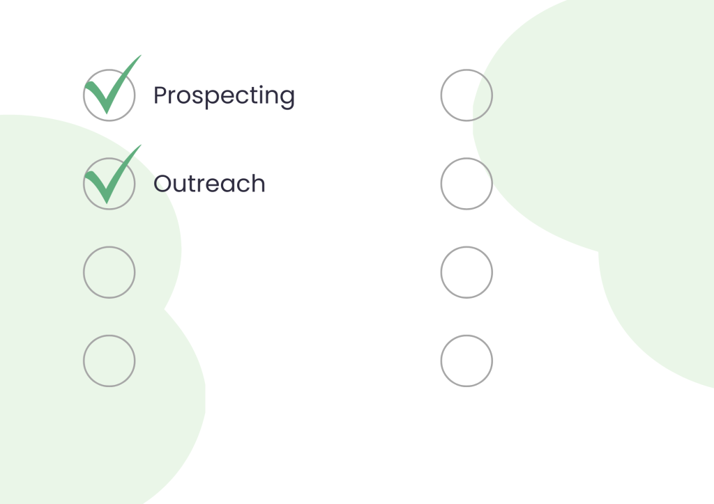 Outreach; one of the steps in a sales engagement process.