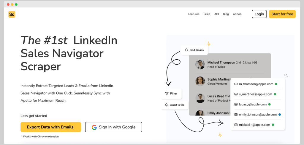 Scrupp is a LinkedIn Sales Navigator scraper that lets you extract lead information from LinkedIn so you can use it for email outreach. - cover photo.