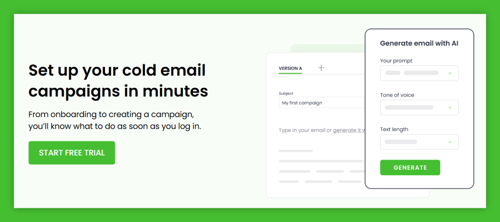 Woodpecker for structuring effective email campaigns