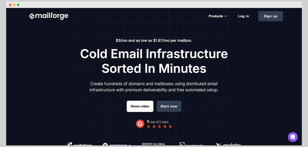 Mailforge; Inframail alternative.