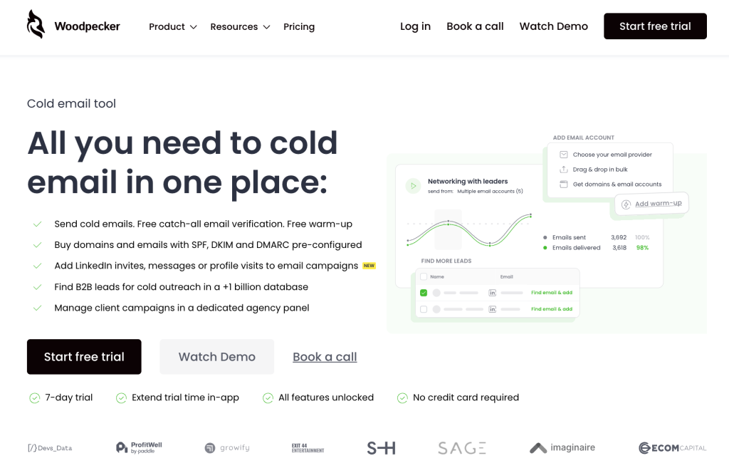 Woodpecker: one of the Zapmail alternatives.