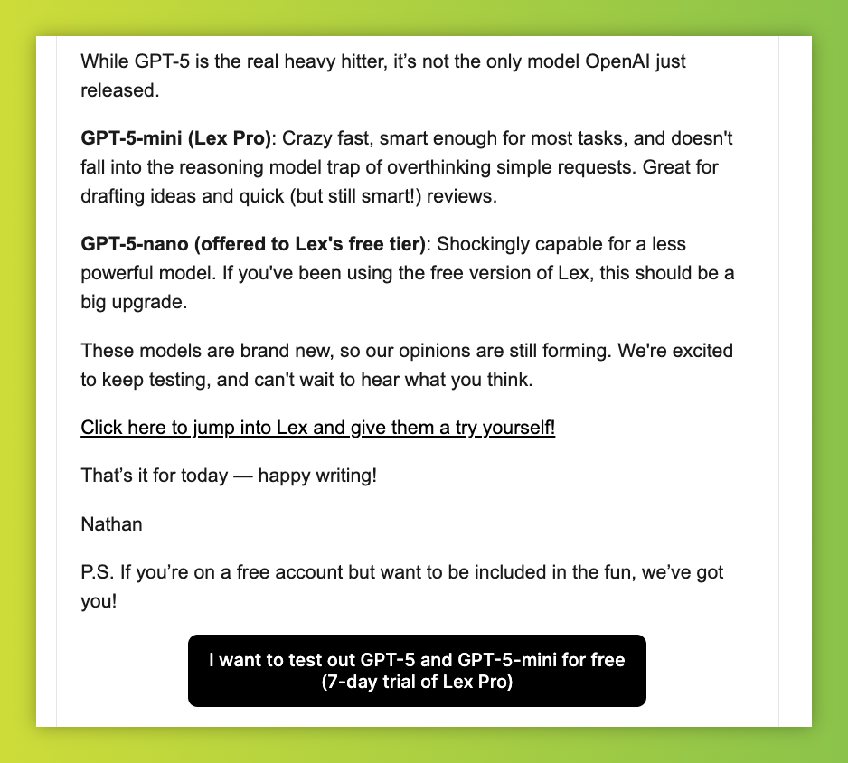 SaaS cold email survey example from Close CRM with a short feedback request