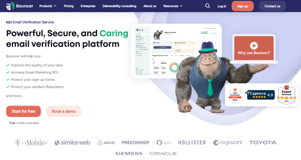 tool for lead generation for small business - Bouncer for email list verification.