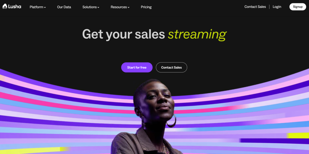 lead data gen tool - Lusha