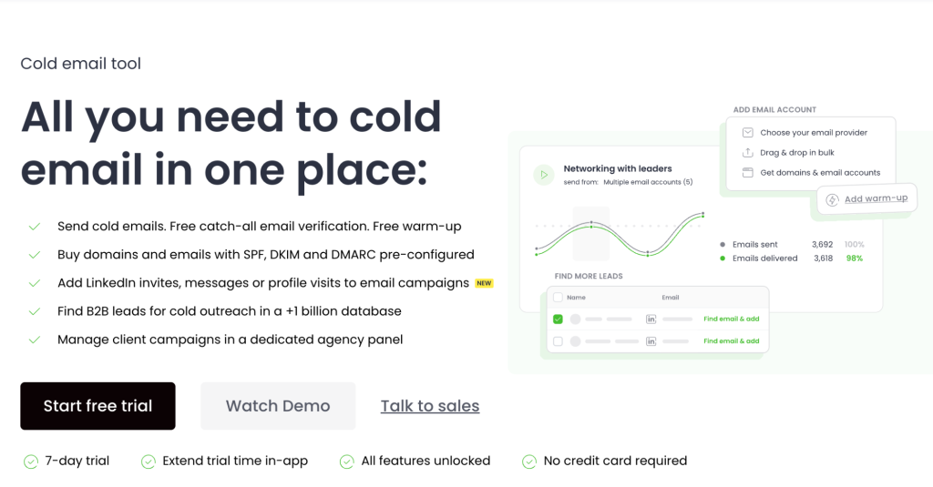 Woodpecker: a better alternative to Waalaxy and Lemlist