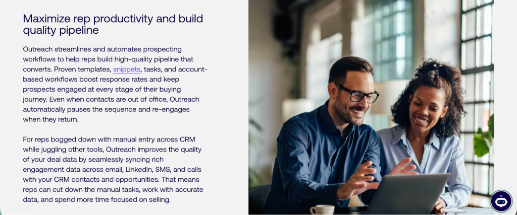 Outreach.io workflows.