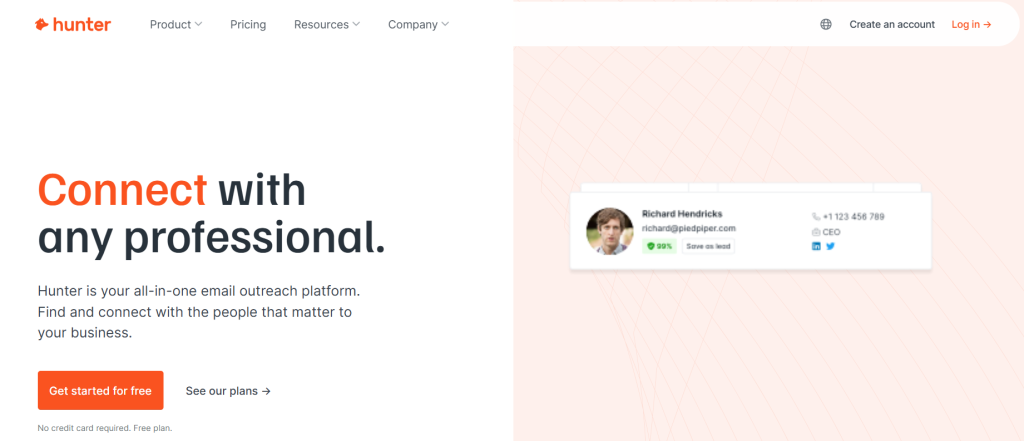 Hunter io main website official