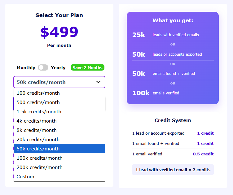 evaboot tiered pricing