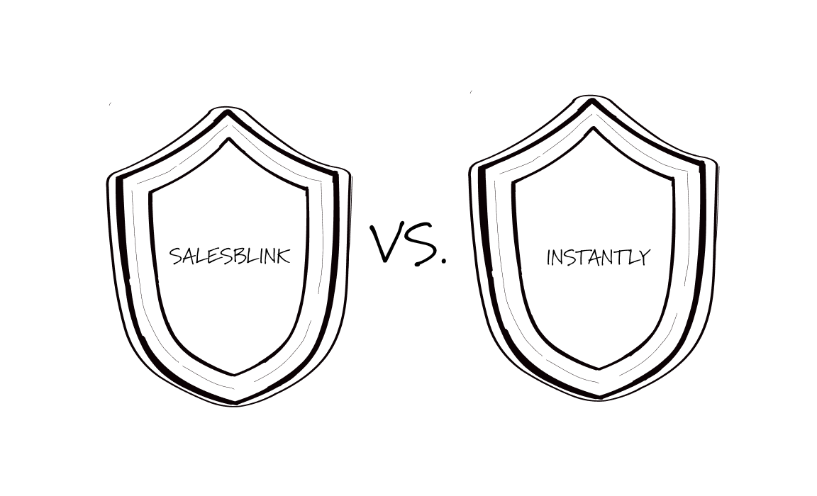 Salesblink vs Instantly: Cold Email Outreach Tool Comparison - cover photo.