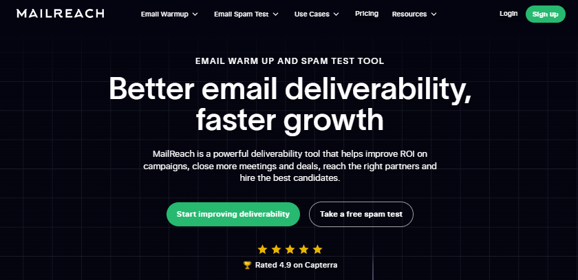 Warmupinbox alternatives - mailreach email warm up tools.