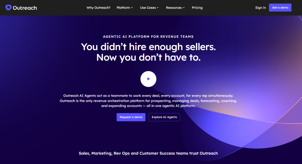 Outreach page