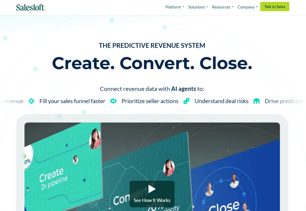 Salesloft page