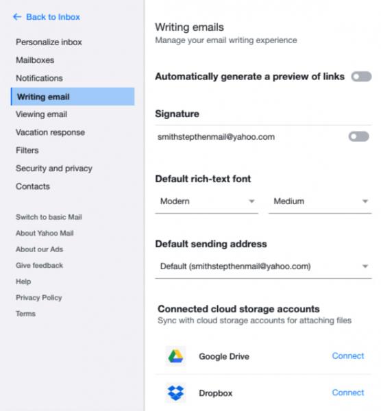How to add a signature from Woodpecker Email Signatures in Yahoo mail