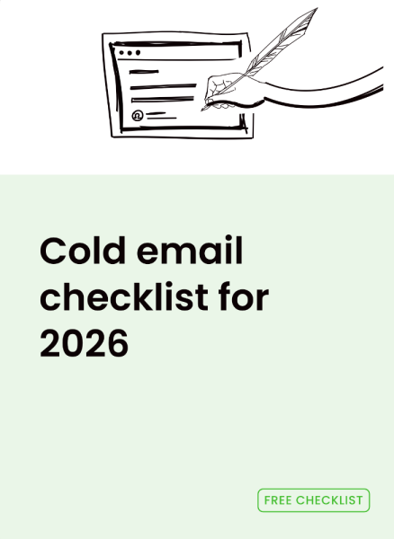 Cold email checklist for 2026 - Woodpecker