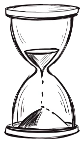 An hourglass
